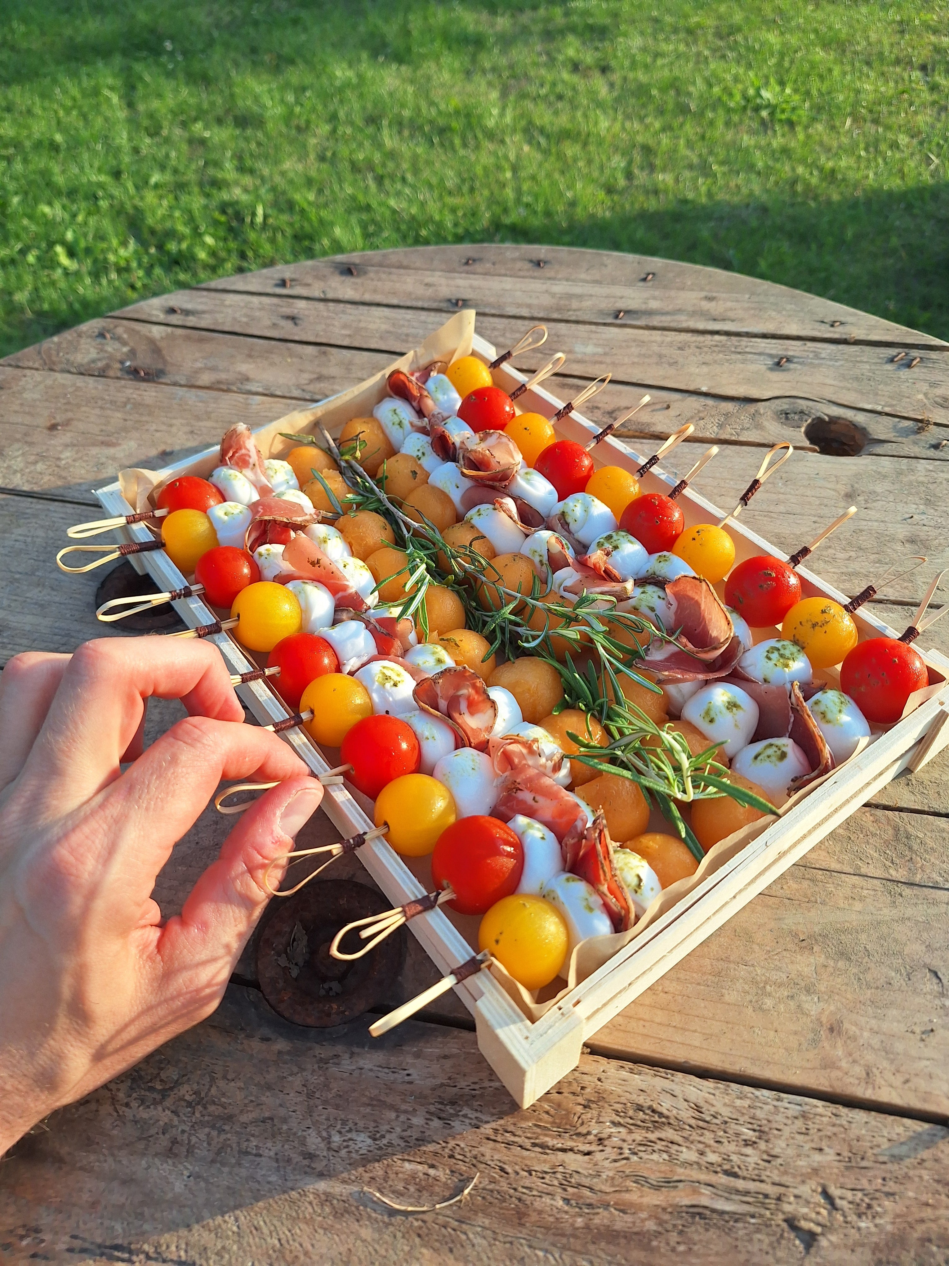 Plateau "Brochettes estivales"