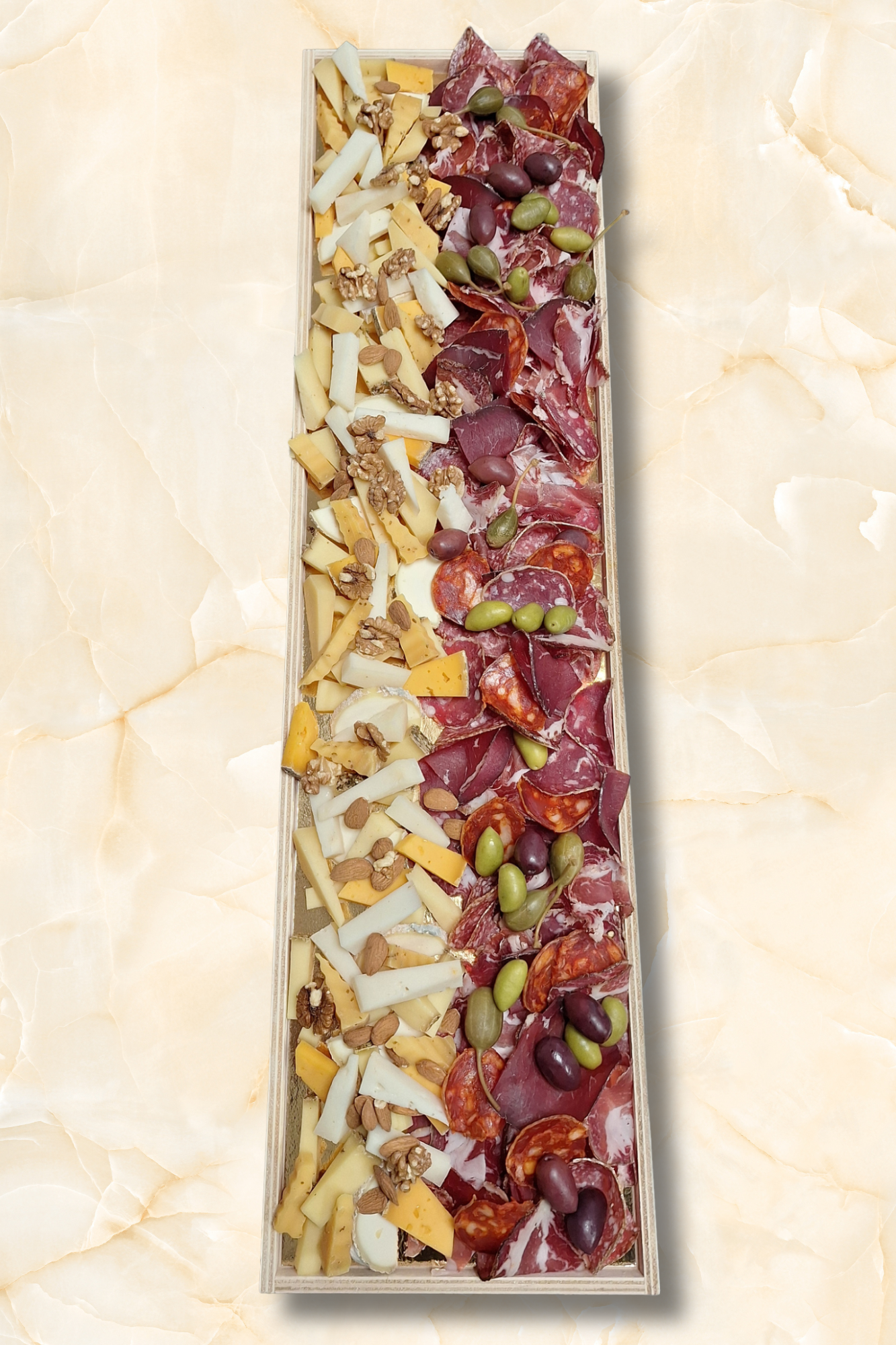 Grand chemin de table Fromages et Charcuteries